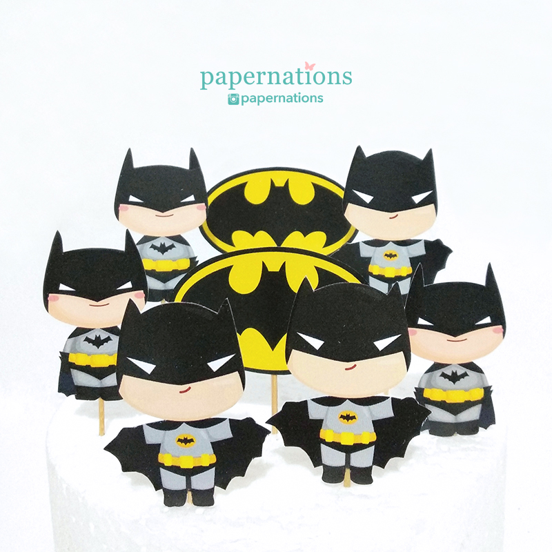 Batman Cupcake Toppers